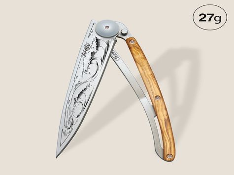 Deejo 27g, Olivenholz / Welle