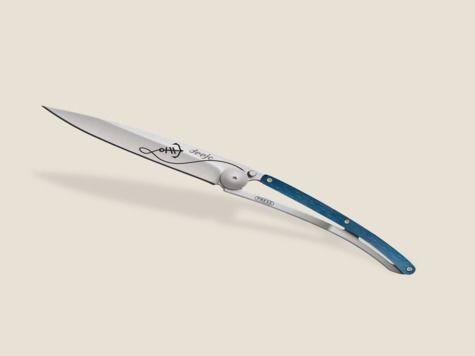 Deejo 37g, Blaues Buchenholz / Anker