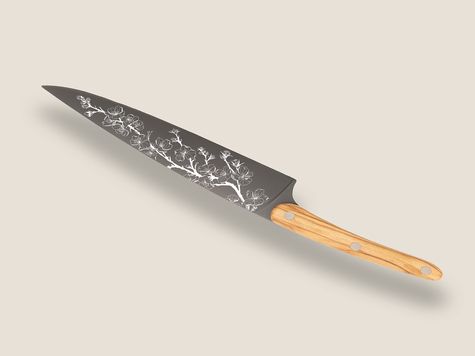 Deejo Chefmesser, Olivenholz / Sakura
