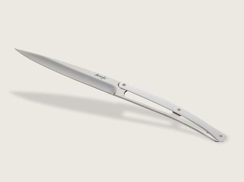 6 Deejo Tafelmesser Prestige, Chrom