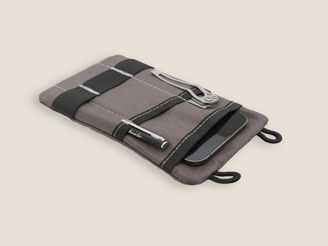Deejo Organizer Tasche, Grau