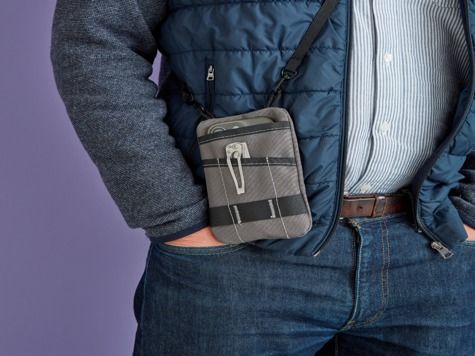 Deejo Organizer Tasche, Grau