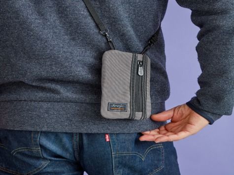 Deejo Organizer Tasche, Grau