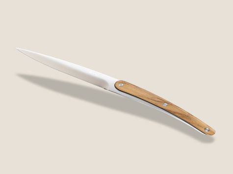 4 Deejo Tafelmesser Restaurant, Olivenholzoptik