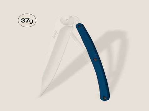Griff in Aluminium blau, für Deejo 37GR Griff in Aluminium blau, für Deejo 37GR