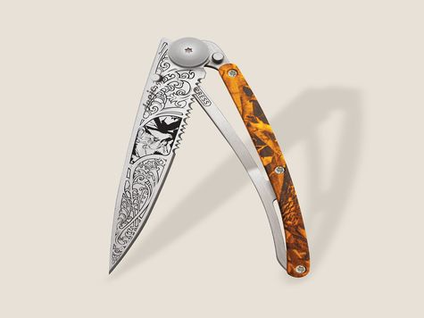 Deejo Serrated 37g, Orange Camo / Waldschnepfe