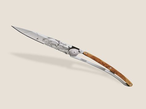 Deejo Serrated 37g, Wacholderholz / Forelle