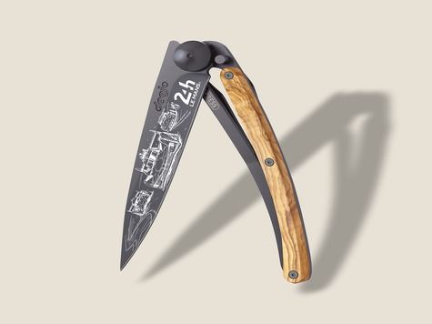 Deejo 390g, Olivenholz / 24H Le Mans « Trio » / Limitiert und nummeriert