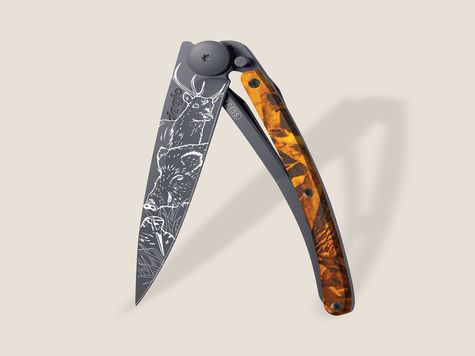 Deejo 37g, Orange Camo / Jagdszene