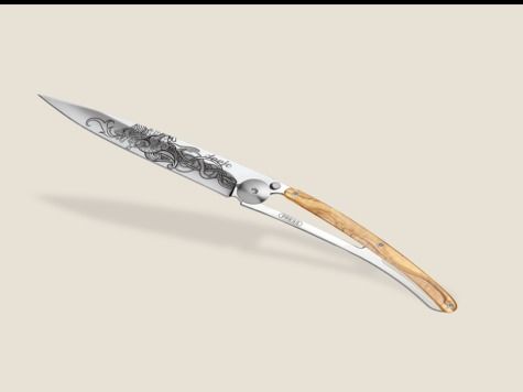 Deejo 37g, Olivenholz / Wikinger Drachen