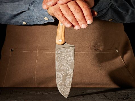 Deejo Sankaimesser, Olivenholz / Floreal