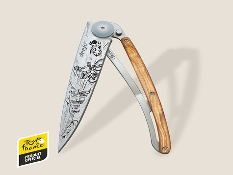 Deejo 37g, Olivenholz / Tour de France « Hauptfeld »