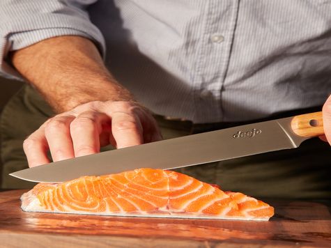 Deejo Tranchiermesser, Olivenholz