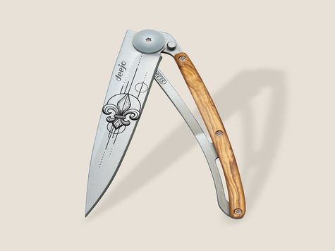 Deejo 37g, Olivenholz / Lilienblume