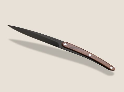 4 Deejo Tafelmesser Restaurant, Rosenholzoptik