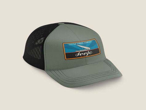 Deejo Trucker Caps, Grün