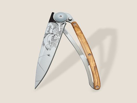 Deejo 37g, Olivenholz / Forelle