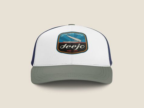 Deejo Trucker Caps, Blau