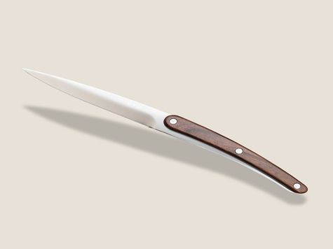 4 Deejo Tafelmesser Restaurant, Rosenholzoptik