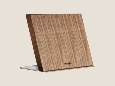 Magnetischer Zebranoholzständer für 4 Deejo Taschenmesser