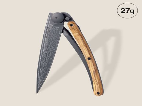 Deejo 27g, Olivenholz / Feder