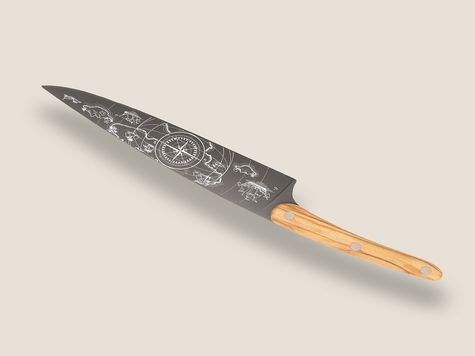 Deejo Chefmesser, Olivenholz / Saporem Mundi
