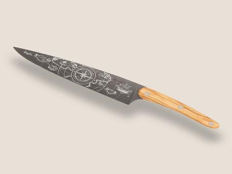 Deejo Chefmesser, Olivenholz / Saporem Mundi