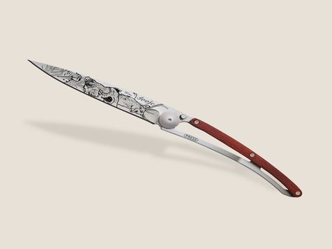 Deejo 37g, Korallenholz / Jagdszene