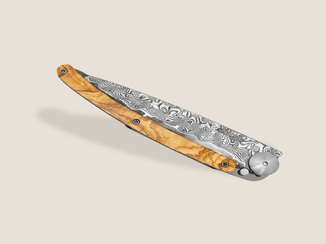 Deejo Damast 88 37g, Olivenholz