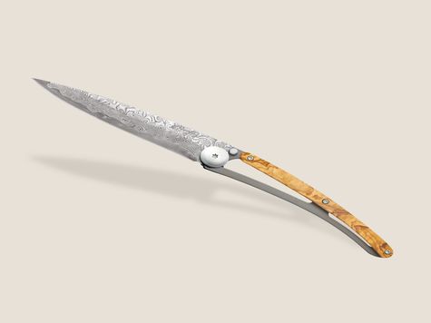 Deejo Damast 88 37g, Olivenholz