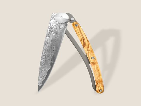 Deejo Damast 88 37g, Olivenholz