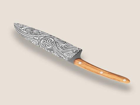 Deejo Sankaimesser, Olivenholz / Triskell