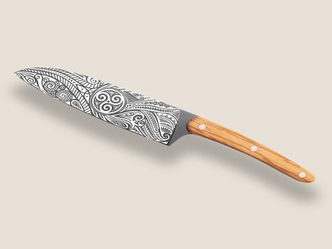 Deejo Sankaimesser, Olivenholz / Triskell